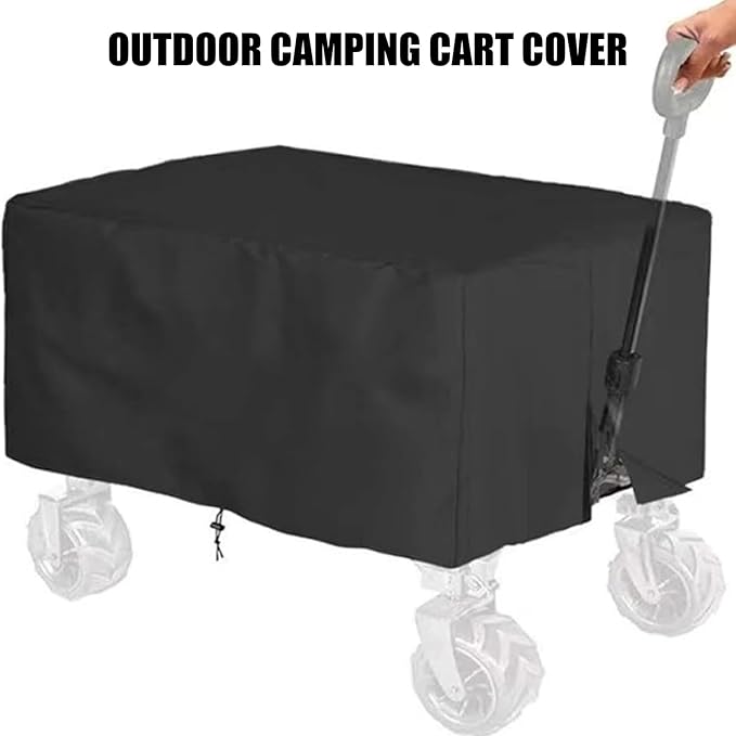 Handcart Covers Watertight Wagons Cart Covers Camping Trolley Covers Foldable Handcart Protective Guard for Camping Cart