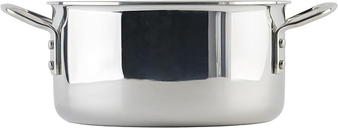 WINCO Tri-Ply Stock Pot Silver