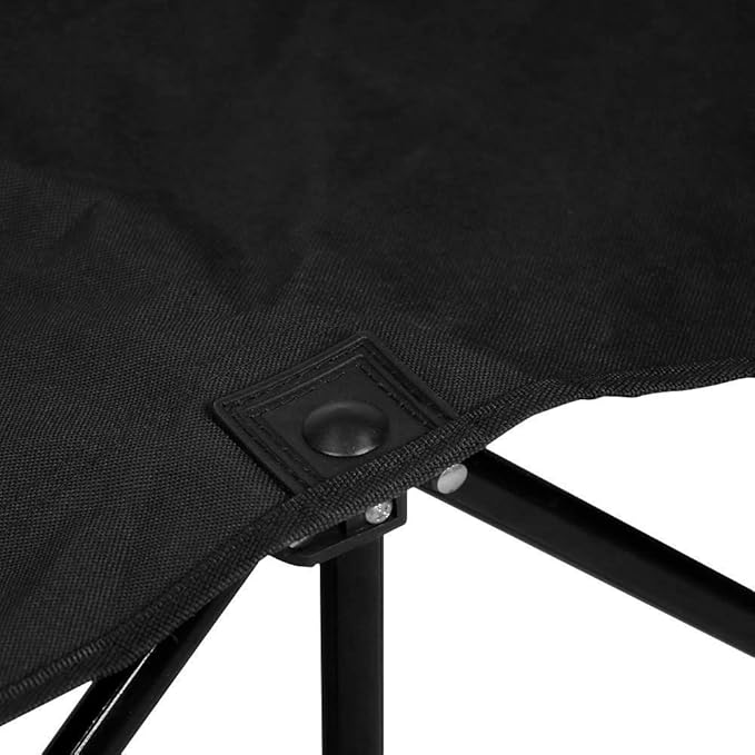 Yaheetech Portable &amp Folding 8 Seats Sports Bench Outdoor Sits Team Sideline Soccer Bench Waterproof w/Side Bag - Black