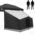 KAMPKEEPER 2 Person Canopy Side Tent Camping Tent for 10x10 Canopies Easy Up Cube Tents Gazebo Room with Mesh Window for Camping Storage Events(Canopy Not Included)