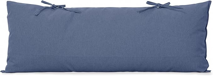 SUNCREAT Detachable Extra Large Outdoor Hammock Pillow with Ties Navy