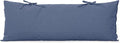 SUNCREAT Detachable Extra Large Outdoor Hammock Pillow with Ties Navy