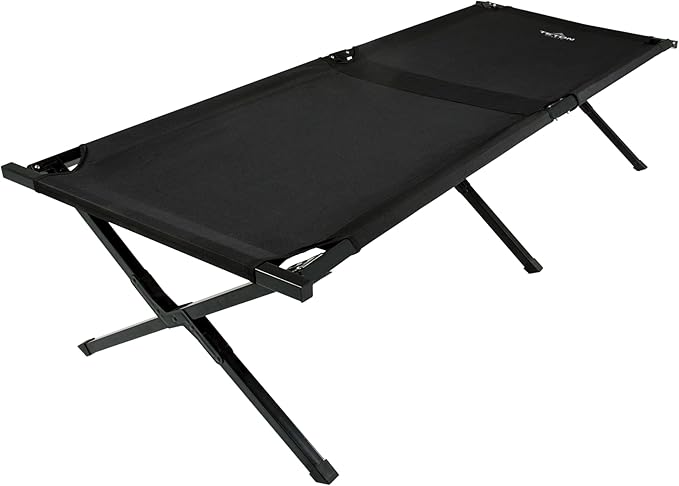 Teton Outfitter Camping Cot Heavy-Duty Oversized Folding Cot for Adults Comfortable Elevated Sleeping Bed Easy Setup