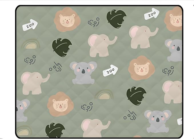 lilaBelle] Thick Picnic Mat【Waterproof Camping Blanket】 Oxford Cloth with PVC Backing Portable Outdoor Cover for BBQ Spring Outing Festival Beach Party Essentials Style B