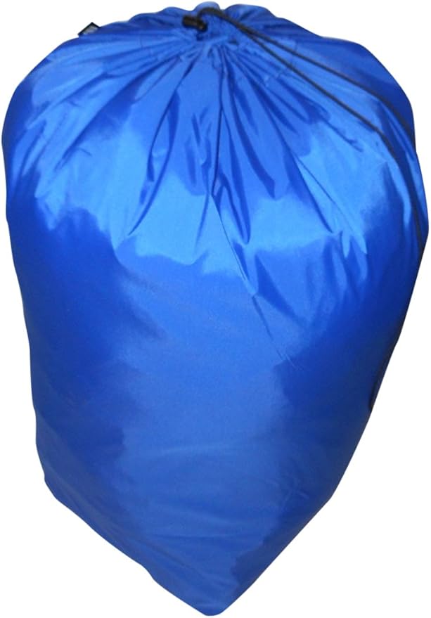 Sleeping Bag CoverJumbo Stuff Sacks Laundry Bag Made In USA. (Blue)
