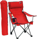 Travel Chair Classic Bubba Chair with Adjustable Pillow Large Folding Chair for the Outdoors 300-Pound Capacity Blue One Size