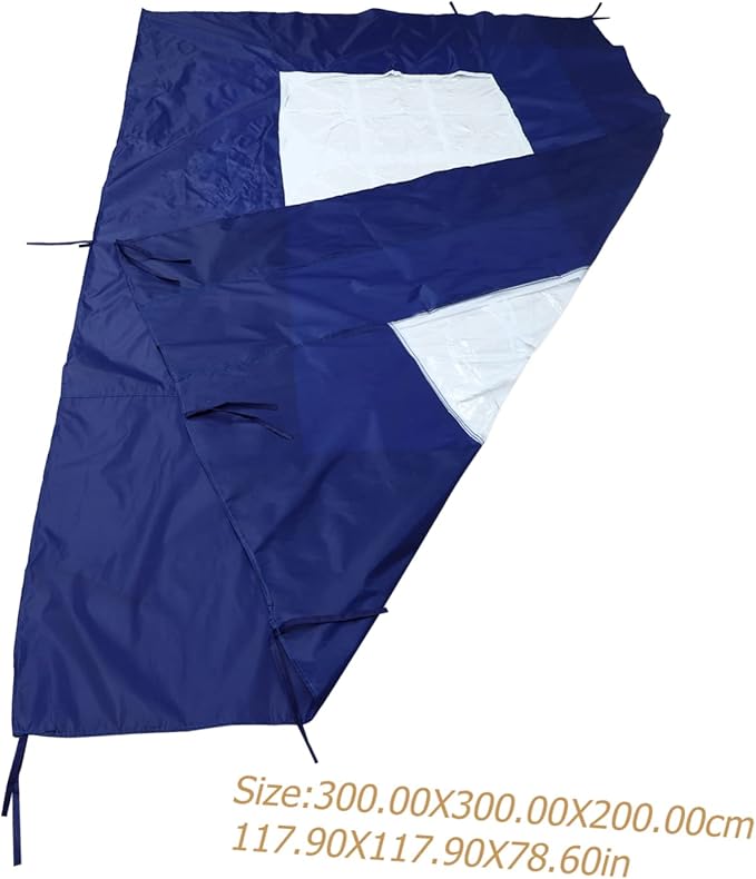 Waterproof Tent Cloth 210D Oxford Fabric Sun Shade Camping Tarp Rainproof Portable UV Protection for Outdoor Activities and Beach Use
