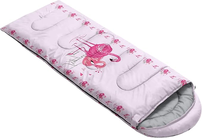 AILONEN Outer Space Astronaut Camping Sleeping BagsLightweight &amp Waterproof3 Season Warm &amp Cool WeatherCartoon Sleeping Bags for KidsBoys Girls TravellingOutdoors