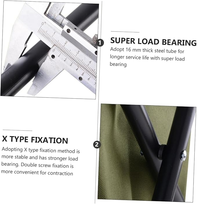 Fishing Chair Ice Pack Storage Insulation Portable Camping and Lounger for Outdoor Activities