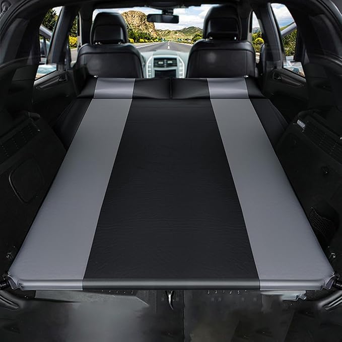 Car Air Mattress for Cadillac SRX(5seats) 2. Generation 2010-2016 Co-Pilot/no/air-OutletTextile Fabric Comfortable Foldable Trunk Sleeping Multifunctional Thickened Portable Bed Travel Camping