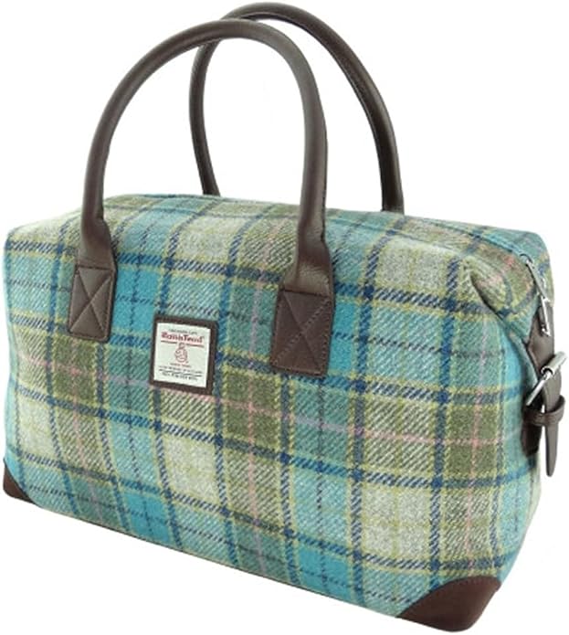 Glen Appin Esk Harris Tweed Travel Overnight Bag LB1006