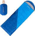 Clostnature Sleeping Bag for Adults and Kids - Lightweight Camping Sleeping Bag for Girls Boys Youths Ultralight Backpacking Sleeping Bag for Cold Weather - Compression Sack Included(Right Zipper)