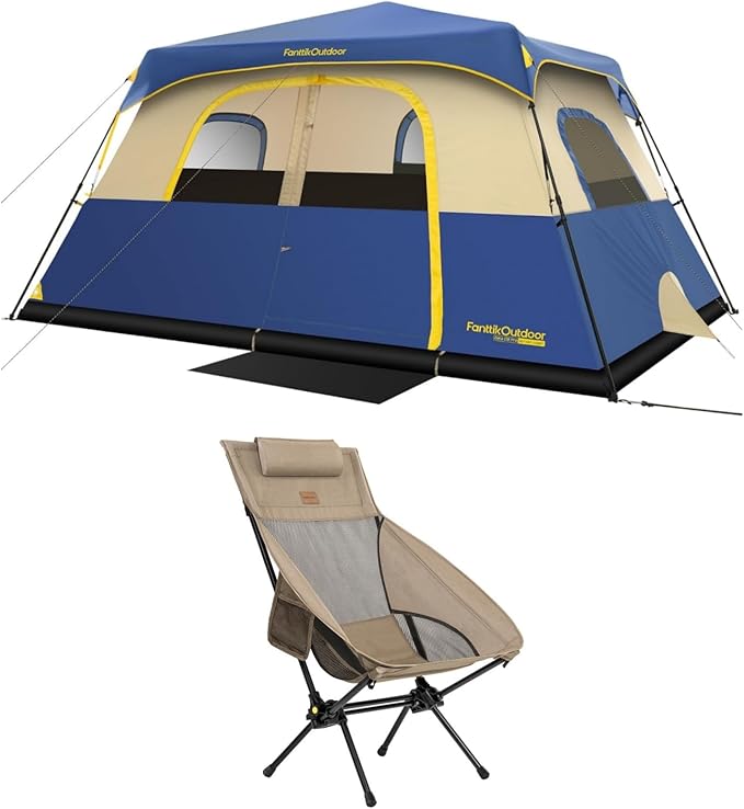 FanttikOutdoor Zeta L8 Max Camping Chari &ampZeta C8 Pro Camping Tent