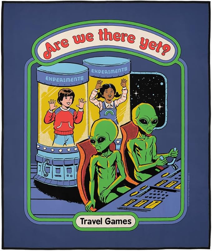 LOGOVISION Steven Rhodes are We There Yet Outdoor Blanket for Picnic Beach Camping Park Tailgate 50x60