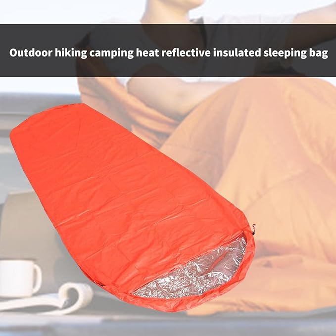 Thermal Survival Bivvy Sacks for Camping Outdoor Emergencies Thermal Blanket Survival Bag Emergencies Bivvy Bag