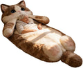 Plush Cat Print Envelope Sleeping Bag | 175x80cm Indoor Wearable Cat Sleeping Bags for Adult | Cute Animal Shaped Blanket| Winter Plush Sleep Sack