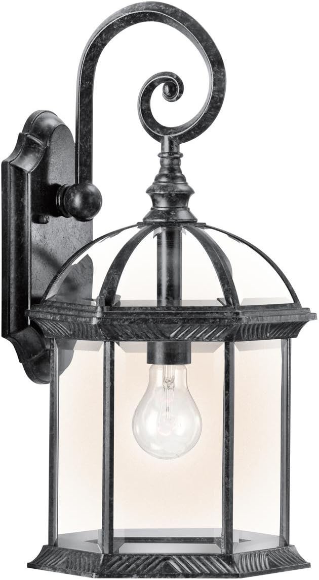 Kichler 49186BK Barrie Outdoor Wall 1-Light Black