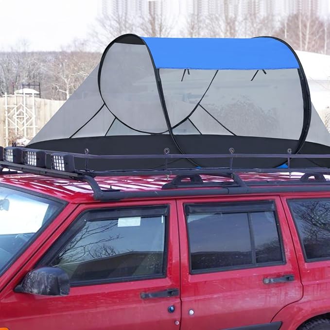 Akiky Pop Up Mosquito Tent for Camping1 Person Camping Tent with Bug Screen TentMosquito Net Foldable Portable for Adults Kids
