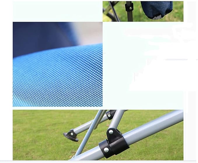 JSEIAJB Folding Chair Portable Fishing Car Supplies Stool Beach Outdoor Camping(Blue)