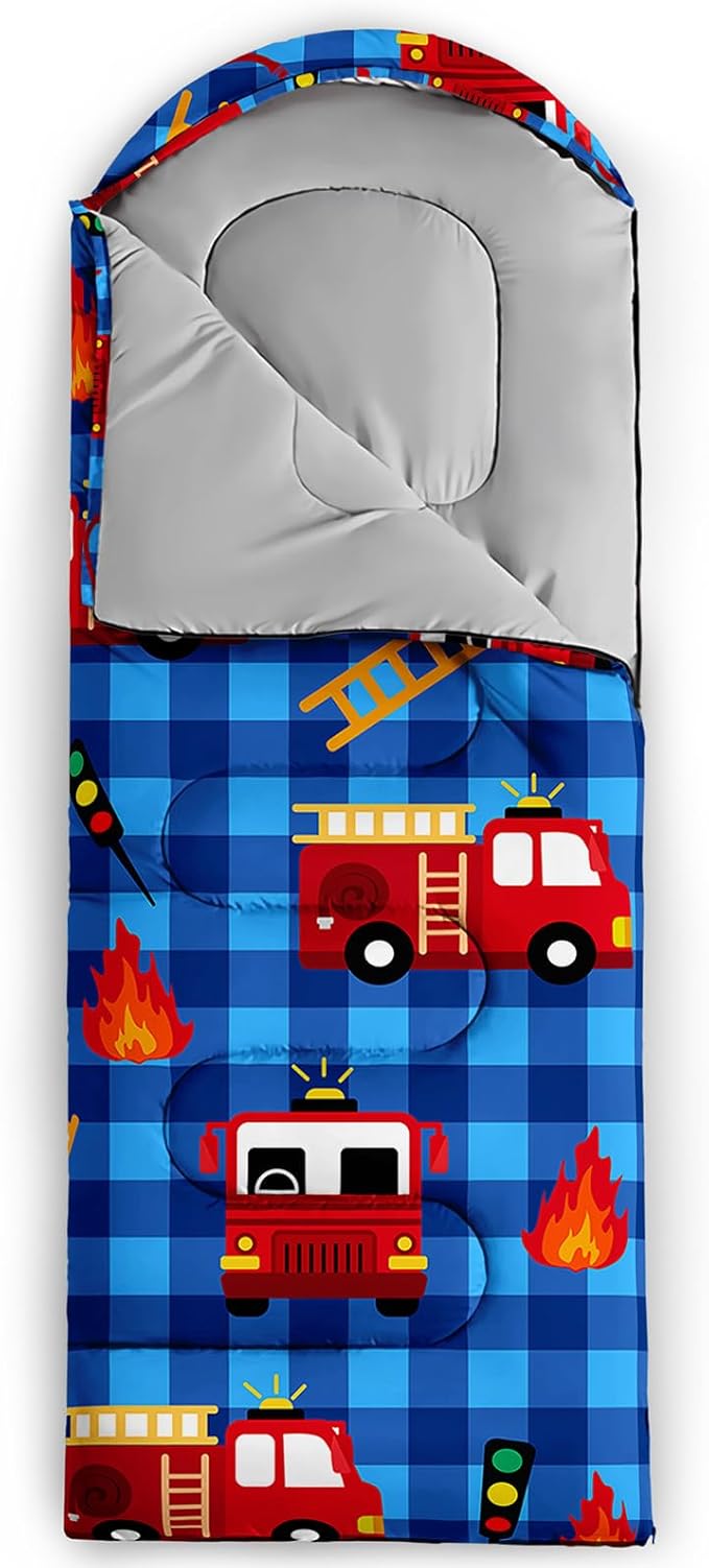 QOOMO Camping Sleeping Bags3 Season Warm &amp Cool WeatherLightweightWaterproof Sleeping Bags for Adults &amp Kids Travelingand Outdoors