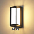 Sytmhoe Dusk to Dawn Outdoor Wall Light 3000k Black Exterior Wall FixturesModern Exterior Wall Sconce LEDOuside Light for House Garage Walkway Backyard Garden
