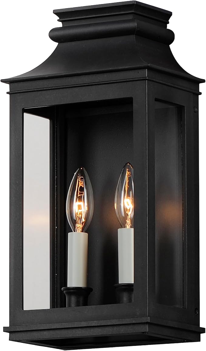 Maxim Savannah VX - 2 Light Outdoor Wall Mount-15.25 Inches Tall and 7.75 Inches Wide-Black Oxide Finish
