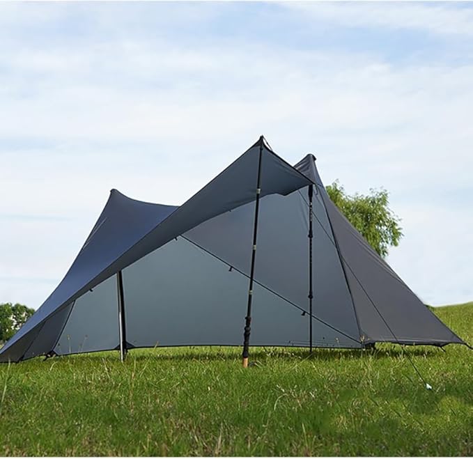 Asta Gear Yunchuan A-Frame Tarp TentUltralight 2 Person Poleless Tent15D Nylon Double-Sided Silicon Waterproof for Outdoor Camping Backpacking Hiking