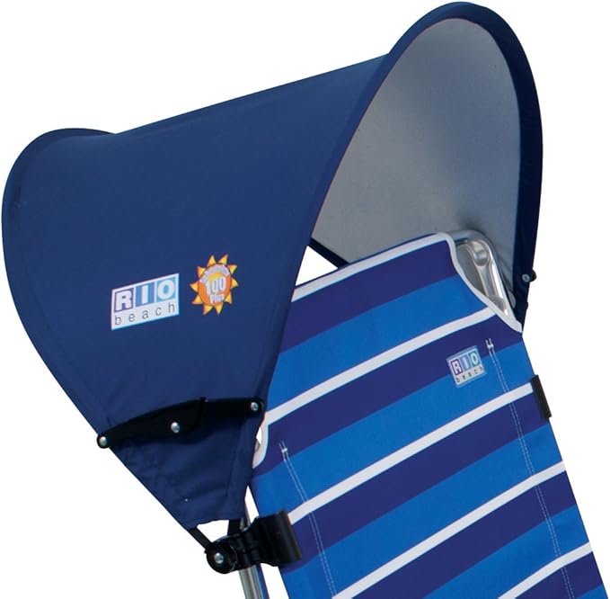 Rio Beach MyCanopy Personal Chair Sun Shade Navy