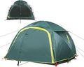 EchoSmile Tents for Camping Waterproof Windproof Tent with Multi-Pole 3-5 Person Spacious Dome Tent with Expandable Space for Shoes Packs &amp Wet Items Easy Setup Tent for Camping &amp Hiking
