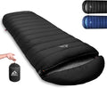 Down Sleeping Bag for Adults. 680FP Ultralight Portable Backpacking Sleeping Bag for Hiking Camping Mountaineering expeditions and Backpacking. with Compression Sack