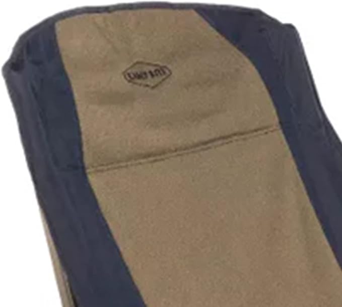 Kamp-Rite Folding Lounge Chair Tan/Blue