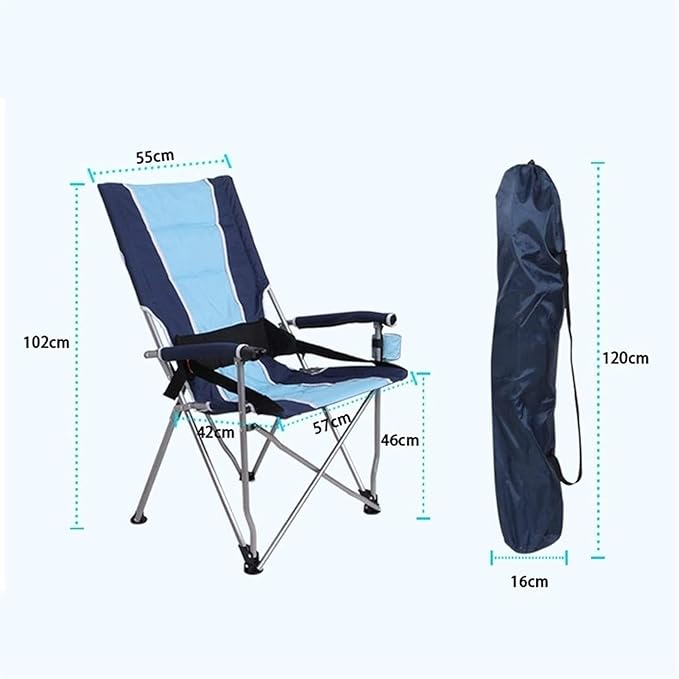 Folding Camping Stool Portable Fishing Chair Lightweight Outdoor Slacker Stool with Adjustable Headrest for Backpacking Hiking BBQ Picnic Travel
