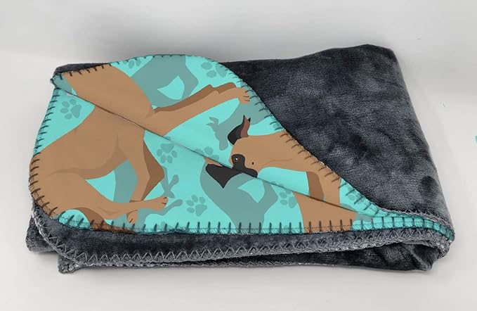 Caroline's Treasures MLM1071TBLT Fawn Great Dane Soft Travel Blanket with Bag Airplane Blanket Indoor Outdoor Camping Blanket for Traveling Picnics Beach Trips Concerts
