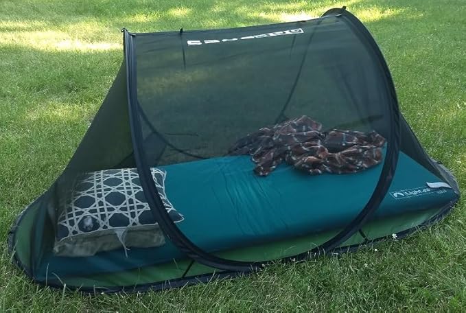 SANSBUG Bug Tent for One Person (Instant Pop up Strong No-See-um Mesh Poly Floor)
