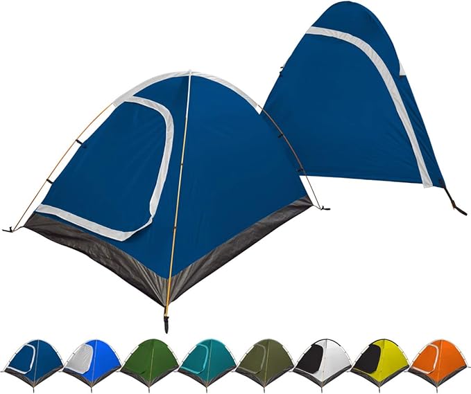 Two Person Tent - Waterproof &amp Windproof 4 Season Tents for Camping Backpacking &amp Hiking - Durable &amp Easy to Set-up - Good for 1 or 2 Person Camping Tent