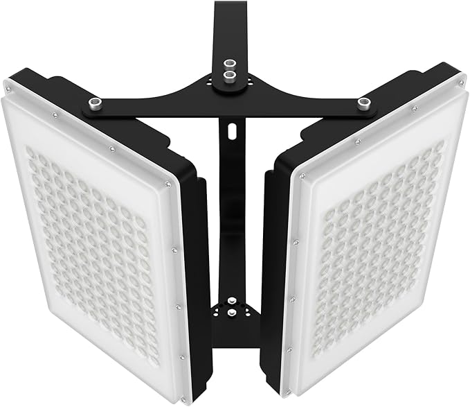 200W LED Flood Light 28000LM Super Bright Outdoor Security Lights 2 Heads Adjustable with Wider Lighting Angle6000K Daylight White IP66 Waterproof for Garage Garden Yard Parking Lot