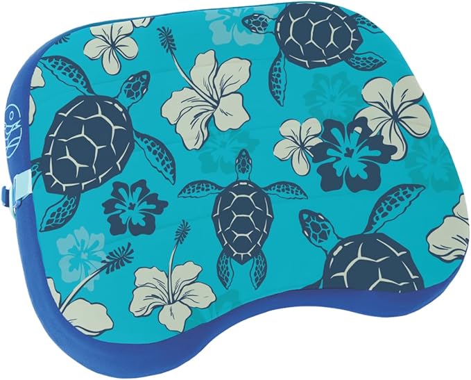 Ballast Beach Pillow – Comfy Durable &amp Compact Stays Put on Windy Beaches with Patented Sand Pouch Inflatable Pillow for Beaches Pools Camping Festivals and Travel (Caribbean Turtles)