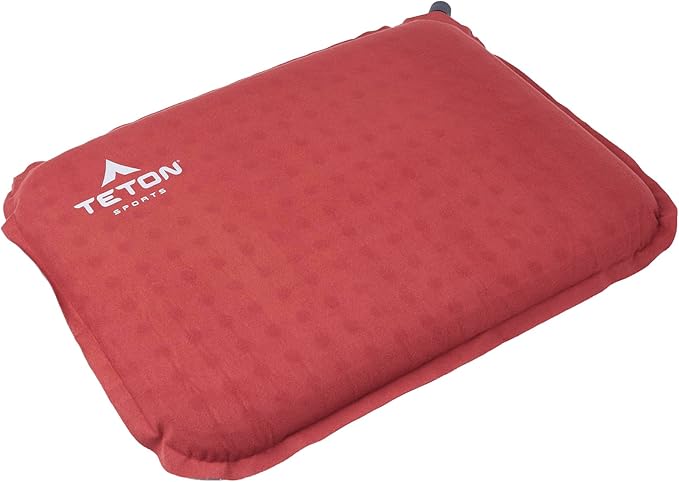 Teton Camping Seat Cushion Stadium Seat Office Chair Car Pad Inflatable Redwood