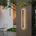 24 Inch Modern Wall Lights Outdoor 2 PCS Outdoor Wall Sconce Dimmable 3000K-6000K IP65 Waterproof Exterior Long Wall Light for Doorway Porch Stairway Patio