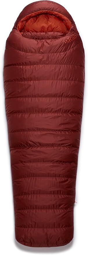 Rab Men's Ascent Down Sleeping Bag - Lightweight Warm Mummy Sleep Sack for Camping &amp Backpacking