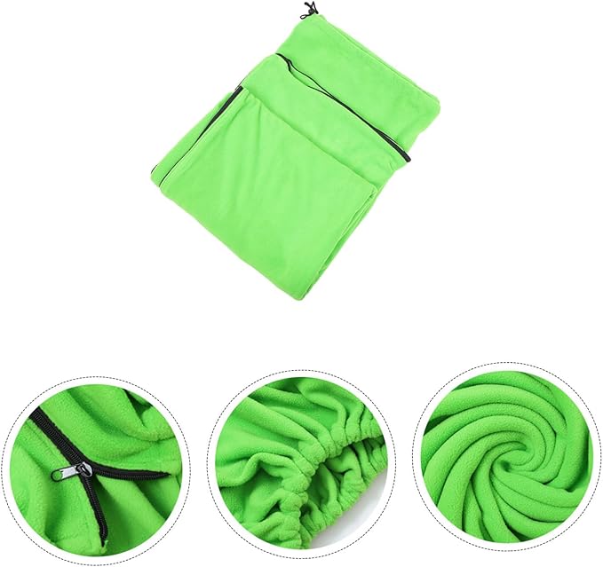 DECHOUS Lightweight Envelope Shape Outdoor Durable Polar Fleece Compact Design Windproof for Camping Travel Accessories