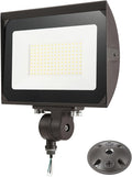 100W Outdoor LED Flood Light with Plate 5000K Daylight 13000LM 120V UL Waterproof LED Security Flood Lighting for Wall Wash/Sign/Flagpole/Tree/Yards/Advertising Boards
