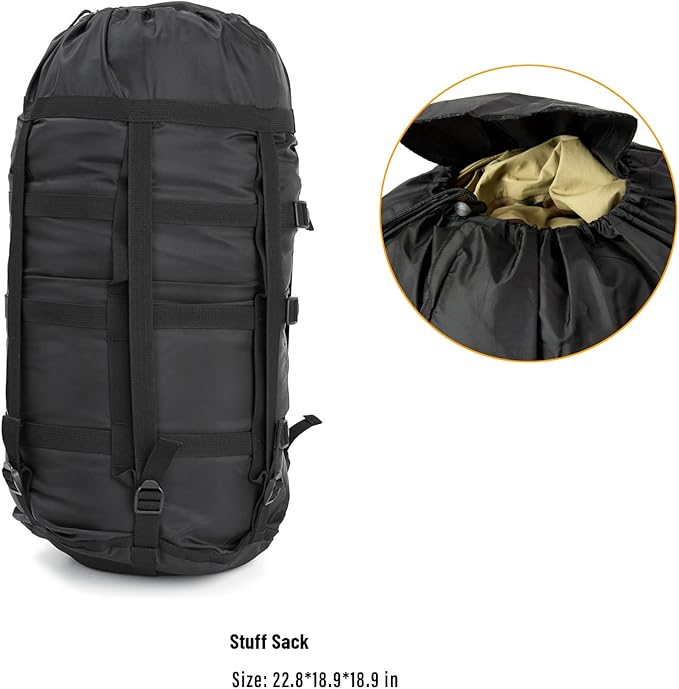 MT Army Military Modular Sleeping Bags System Multi Layered with Bivy Cover for All Season Woodland/Multicam