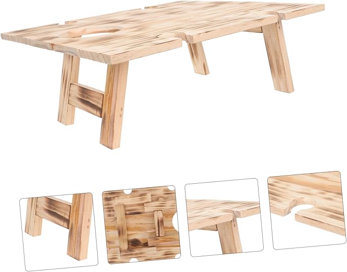 Happyyami Picnic Tables Folding Outdoor Table for Wine Picnic for Outdoor and Indoor Use