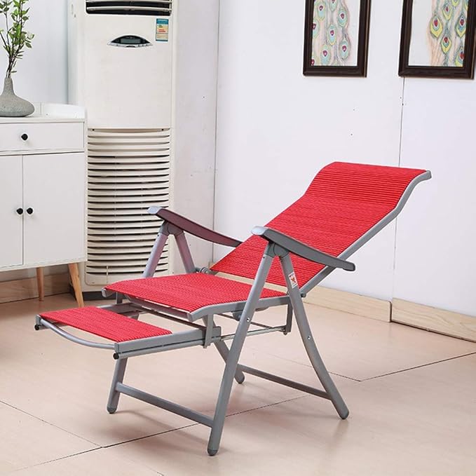 Deck Chair Lounge ChairOutdoor Folding Beach Chair Breathable Recliner Double Leisure Rubber Band 46 * 43 87.5cm