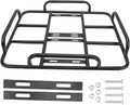 Universal Food Delivery Box Rack Rear Grille Heavy Duty Iron Bracket for Electric Bike and Motorcycle Sturdy Delivery Food Box Base with High Load Capacity