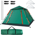 JHshop 4-5 Person Camping Instant Pop Up Tent 2/4/5Person Easy Setup for Camping Hiking and Outdoor Portable Beach Tent - Beach Tent Sun Shelter Outdoor Tent - Green