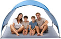 VEVOR Beach Tent Sun Shelter for 4 Person UPF 50+ Portable Sun Shade Beach with Carrying Bag &amp Ground Stakes Lightweight and Easy Setup Beach Umbrella for Camping Fishing Outdoor Picnic
