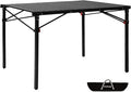 KingCamp Lightweight Compact Folding Camping TableStable Aluminum Alloy Folding Roll up Table for 4-6 Person for Picnic Camping Barbecue and PartyPortable Multifunctional Table with Carry Bag