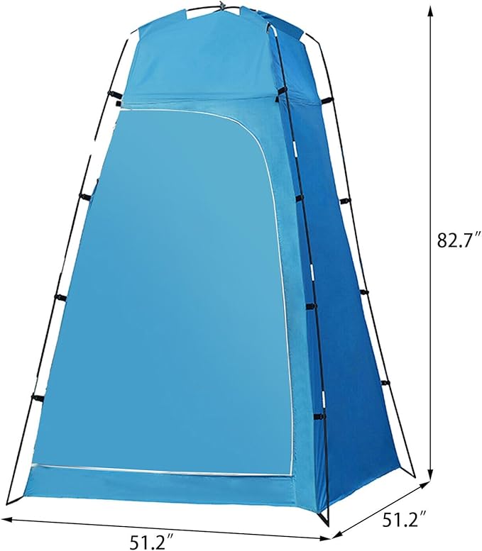 Pop Up Privacy Shower Tent Portable Outdoor Camping Bathroom Toilet Tent Changing Dressing Room Privacy Shelters Room Lightweight &amp Sturdy Foldable for Outdoors Indoors